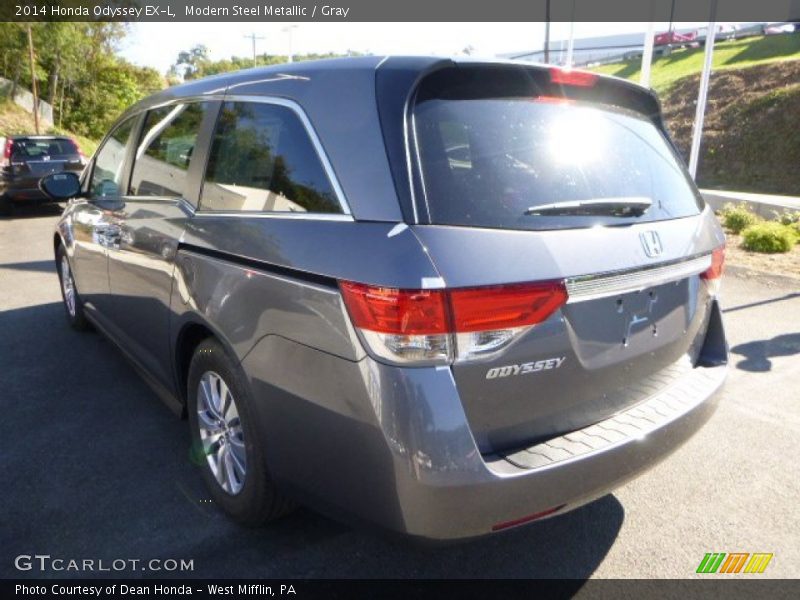 Modern Steel Metallic / Gray 2014 Honda Odyssey EX-L
