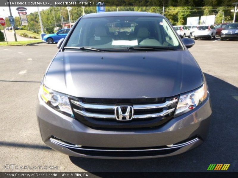 Modern Steel Metallic / Gray 2014 Honda Odyssey EX-L