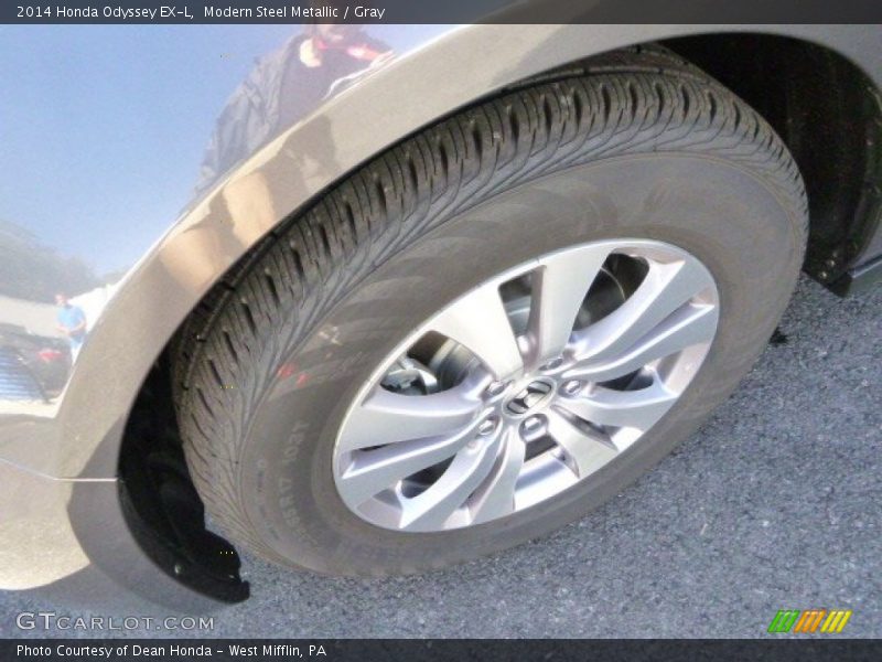 Modern Steel Metallic / Gray 2014 Honda Odyssey EX-L