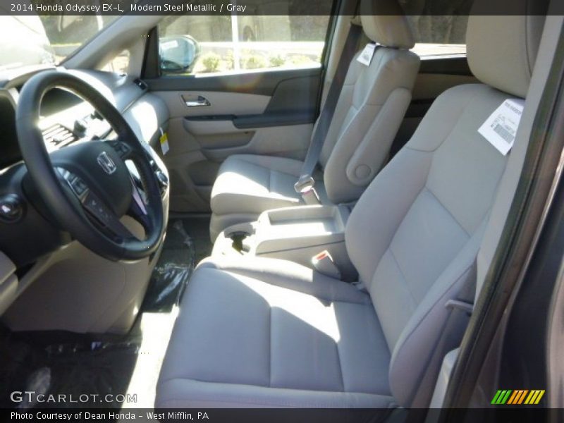 Modern Steel Metallic / Gray 2014 Honda Odyssey EX-L
