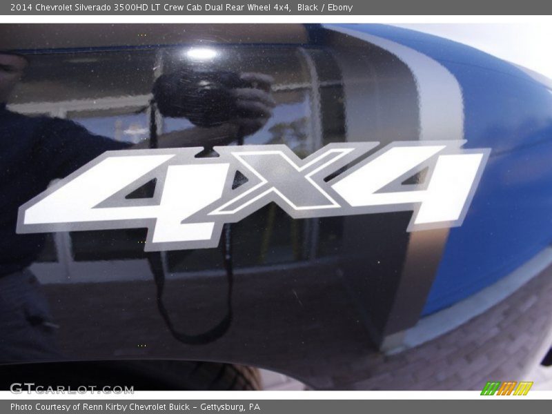 Black / Ebony 2014 Chevrolet Silverado 3500HD LT Crew Cab Dual Rear Wheel 4x4