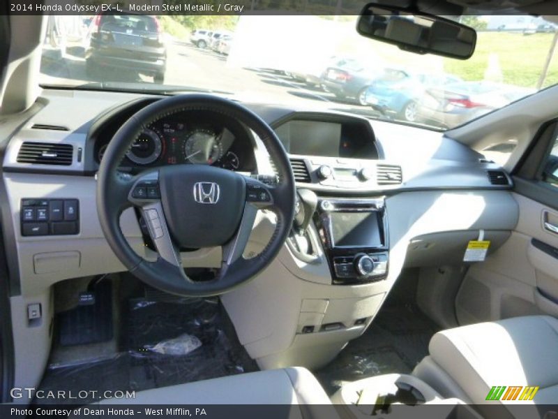 Modern Steel Metallic / Gray 2014 Honda Odyssey EX-L
