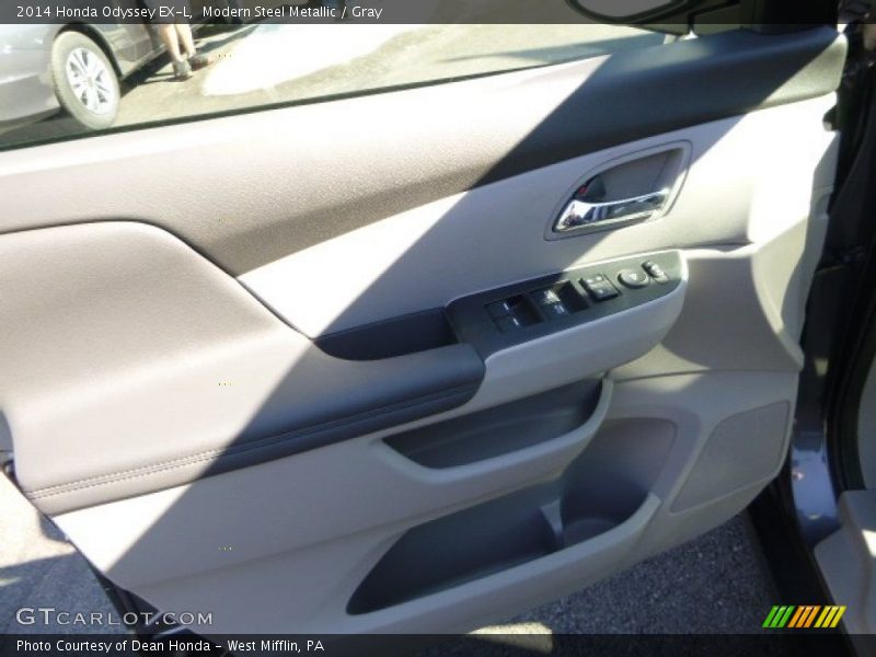 Modern Steel Metallic / Gray 2014 Honda Odyssey EX-L