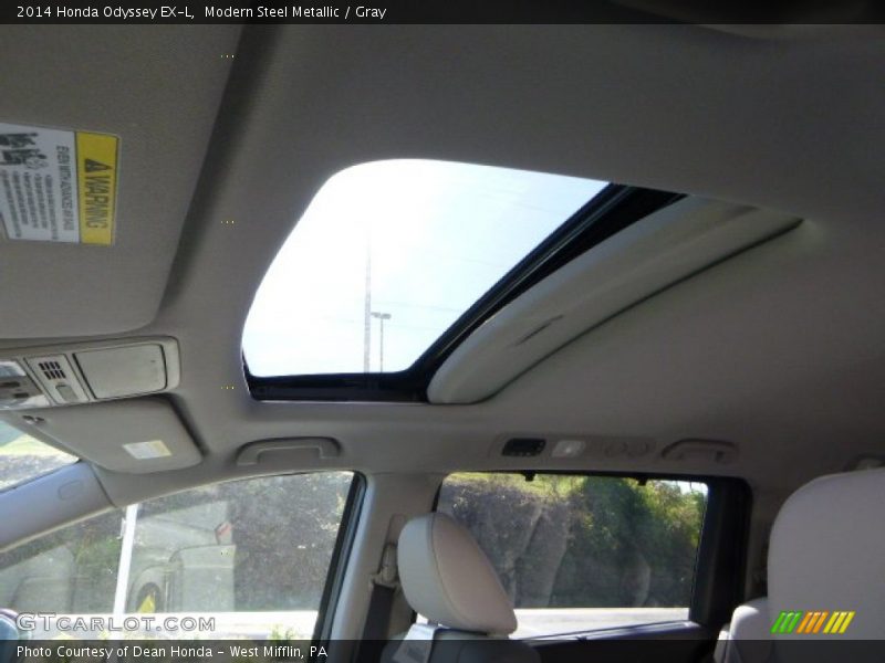 Modern Steel Metallic / Gray 2014 Honda Odyssey EX-L