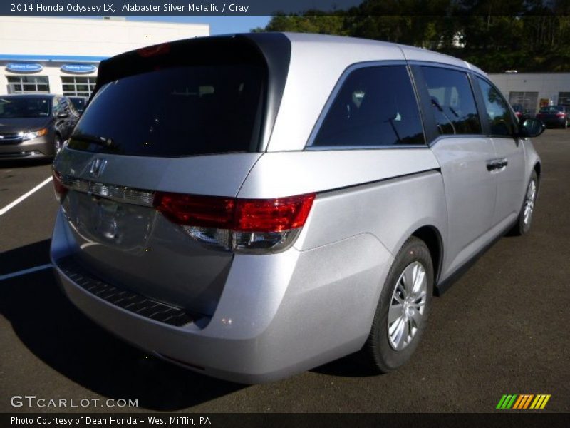 Alabaster Silver Metallic / Gray 2014 Honda Odyssey LX