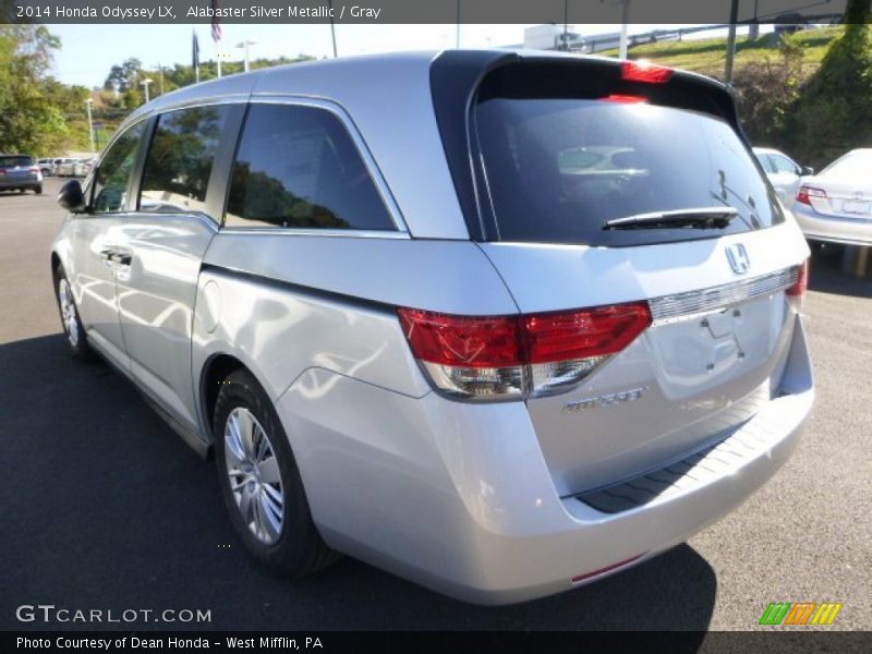 Alabaster Silver Metallic / Gray 2014 Honda Odyssey LX