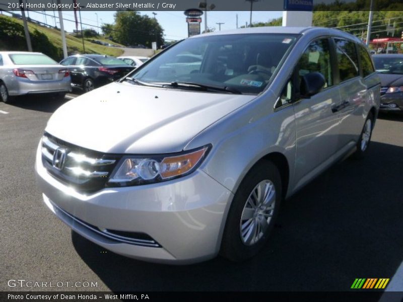 Alabaster Silver Metallic / Gray 2014 Honda Odyssey LX