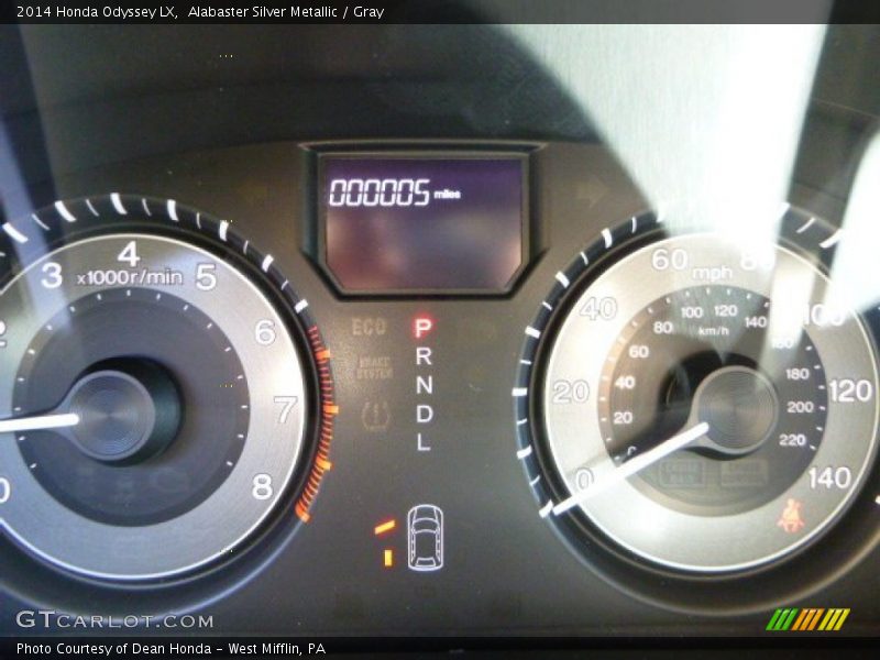 Alabaster Silver Metallic / Gray 2014 Honda Odyssey LX