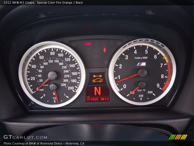  2012 M3 Coupe Coupe Gauges