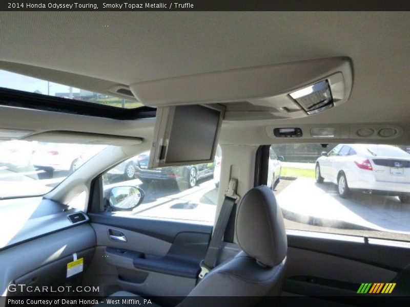 Smoky Topaz Metallic / Truffle 2014 Honda Odyssey Touring