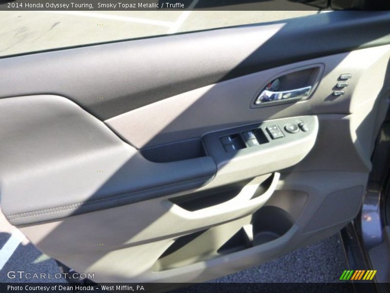 Smoky Topaz Metallic / Truffle 2014 Honda Odyssey Touring