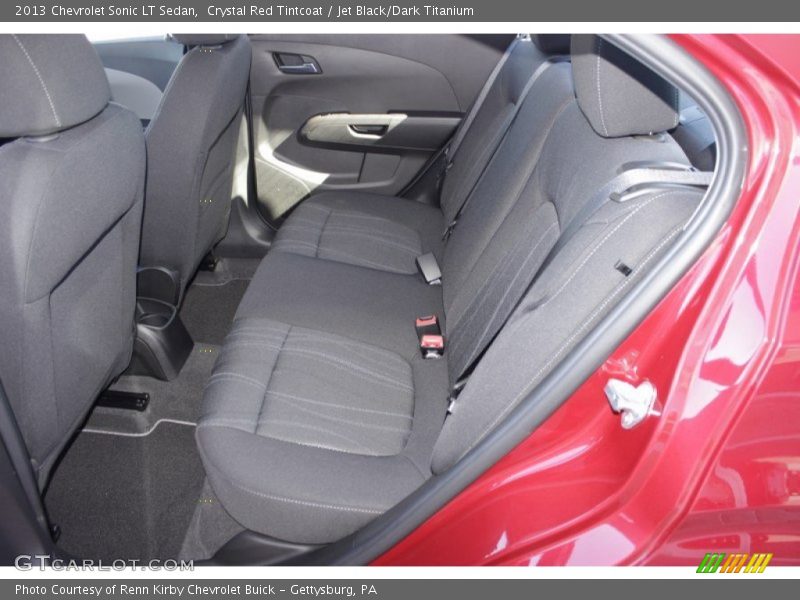 Crystal Red Tintcoat / Jet Black/Dark Titanium 2013 Chevrolet Sonic LT Sedan