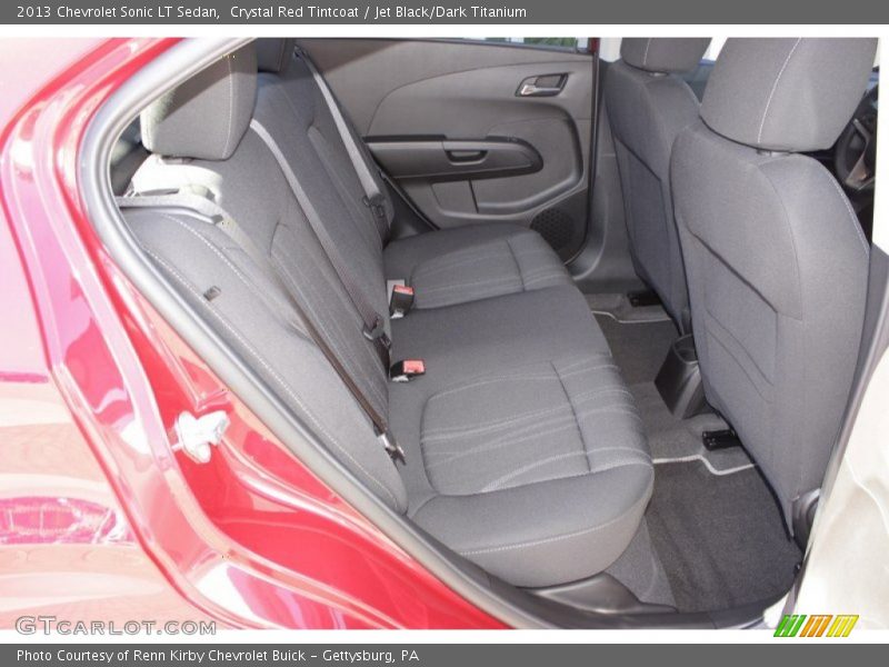 Crystal Red Tintcoat / Jet Black/Dark Titanium 2013 Chevrolet Sonic LT Sedan
