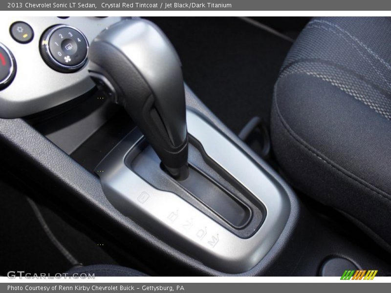 Crystal Red Tintcoat / Jet Black/Dark Titanium 2013 Chevrolet Sonic LT Sedan