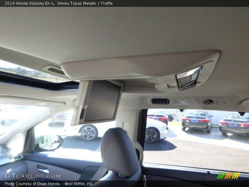 Smoky Topaz Metallic / Truffle 2014 Honda Odyssey EX-L