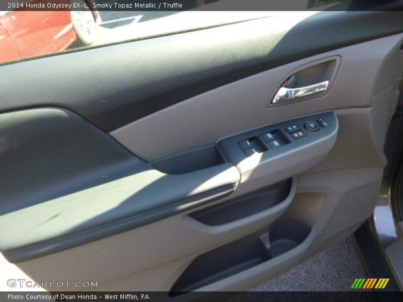 Smoky Topaz Metallic / Truffle 2014 Honda Odyssey EX-L