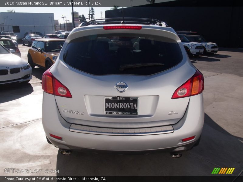 Brilliant Silver Metallic / Black 2010 Nissan Murano SL