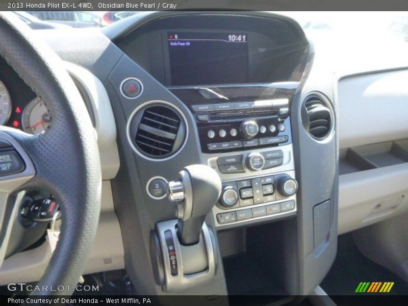 Obsidian Blue Pearl / Gray 2013 Honda Pilot EX-L 4WD
