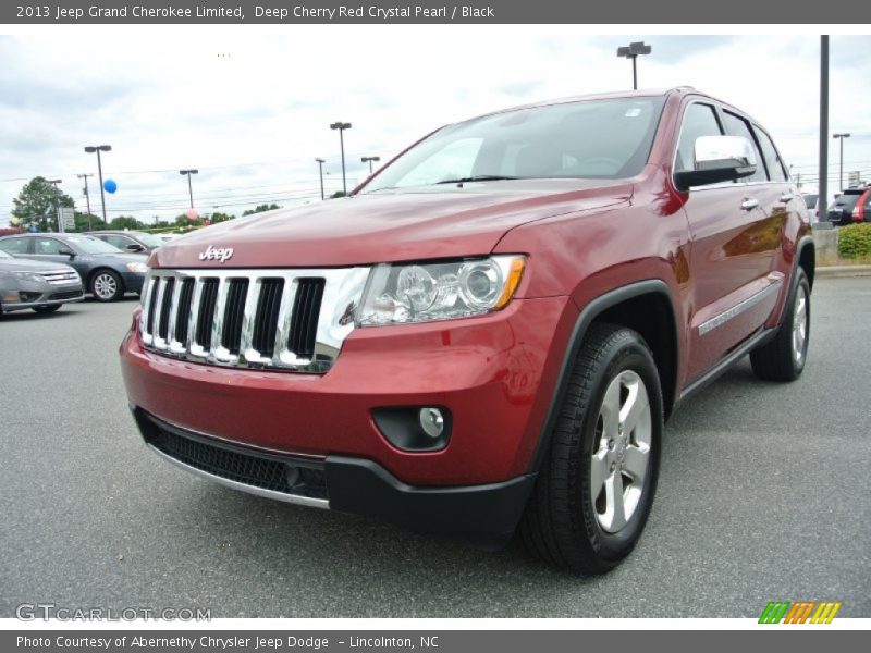 Deep Cherry Red Crystal Pearl / Black 2013 Jeep Grand Cherokee Limited