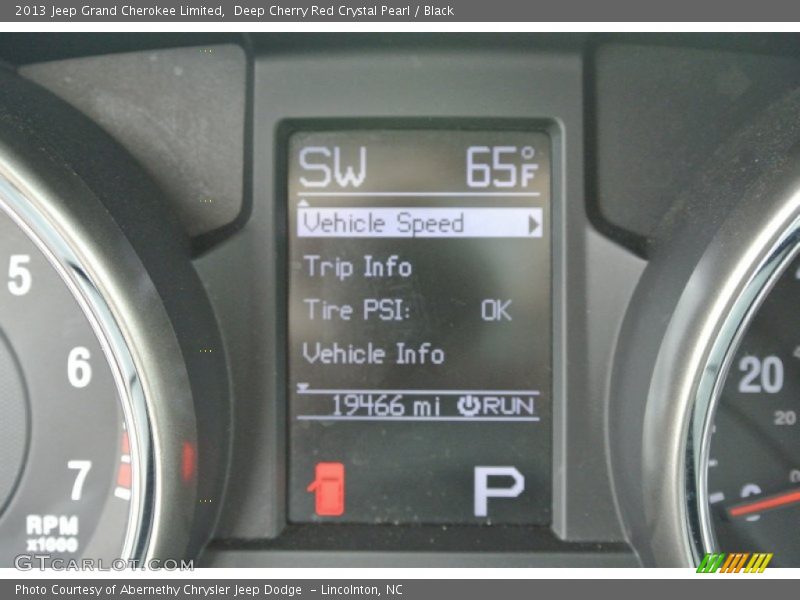 Deep Cherry Red Crystal Pearl / Black 2013 Jeep Grand Cherokee Limited