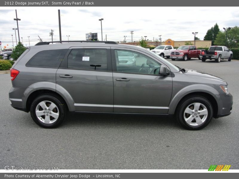 Storm Grey Pearl / Black 2012 Dodge Journey SXT