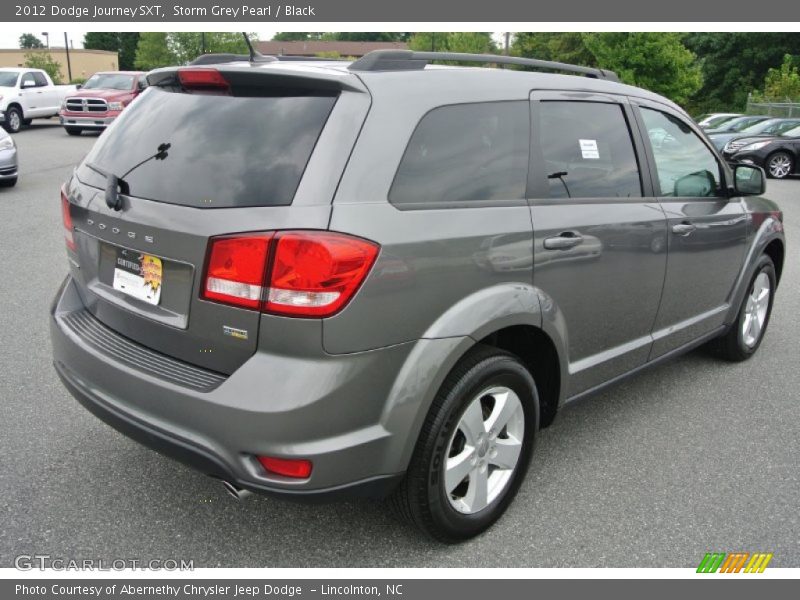 Storm Grey Pearl / Black 2012 Dodge Journey SXT