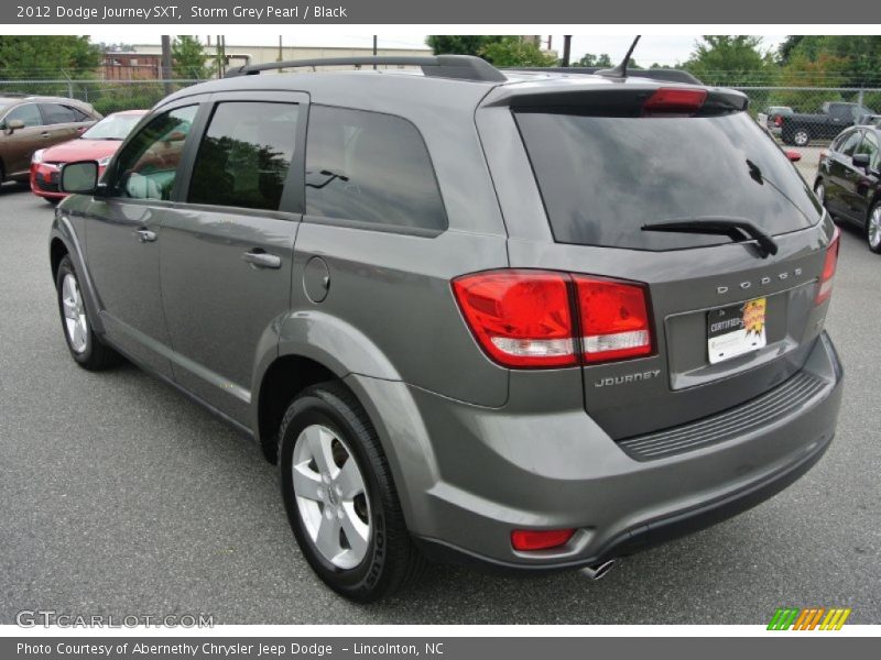 Storm Grey Pearl / Black 2012 Dodge Journey SXT
