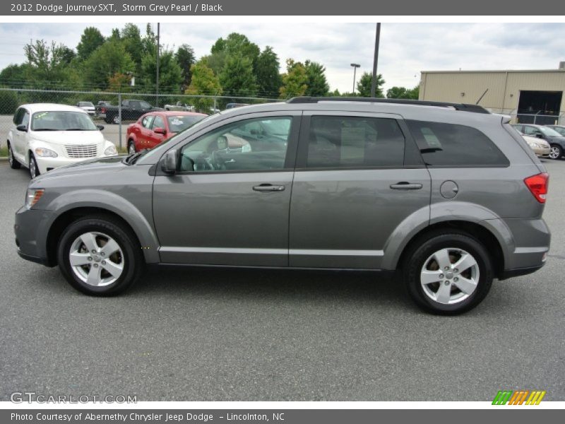 Storm Grey Pearl / Black 2012 Dodge Journey SXT