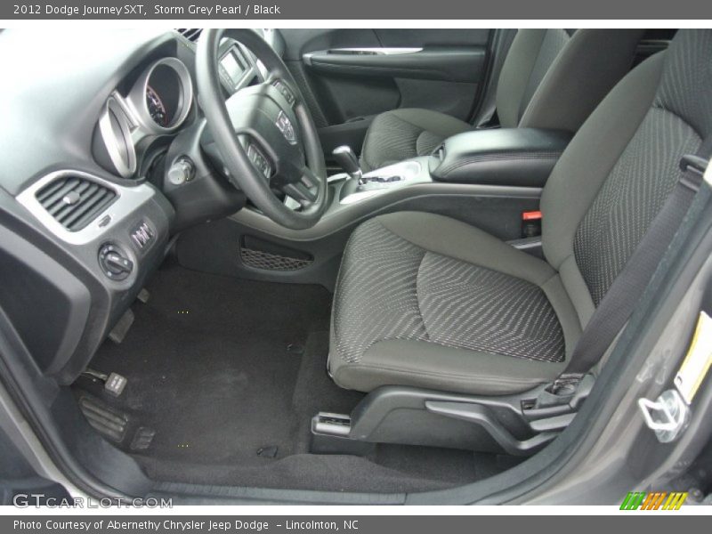 Storm Grey Pearl / Black 2012 Dodge Journey SXT
