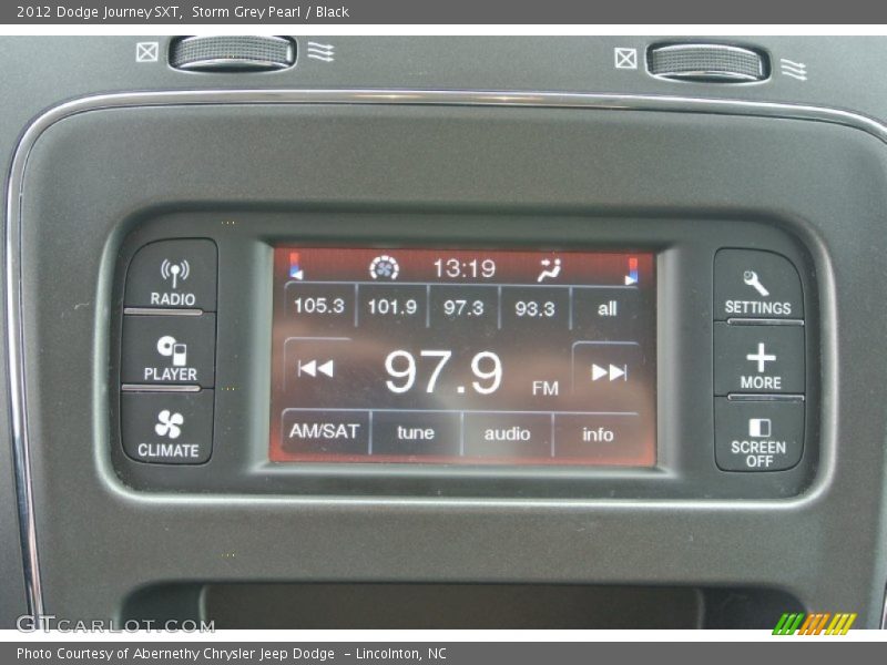 Storm Grey Pearl / Black 2012 Dodge Journey SXT