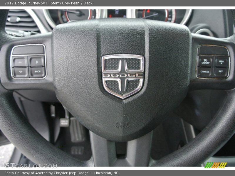 Storm Grey Pearl / Black 2012 Dodge Journey SXT
