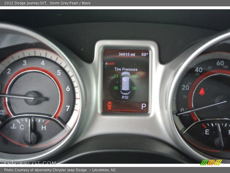 Storm Grey Pearl / Black 2012 Dodge Journey SXT