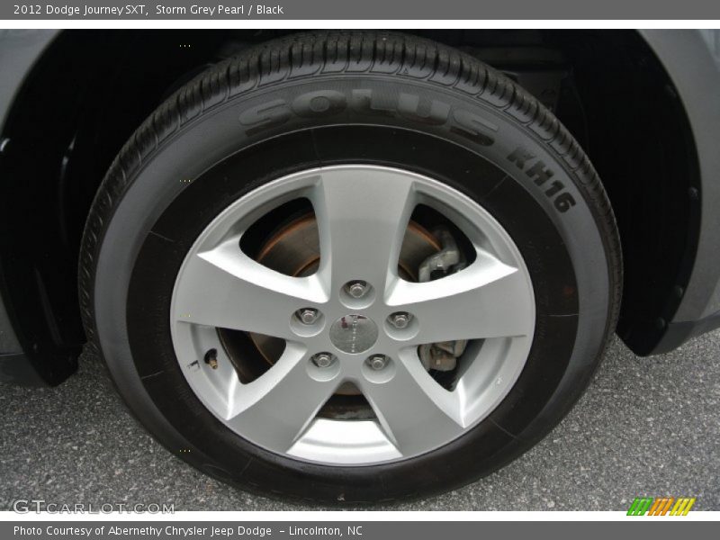 Storm Grey Pearl / Black 2012 Dodge Journey SXT