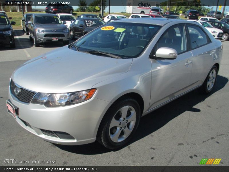 Bright Silver / Stone 2010 Kia Forte EX