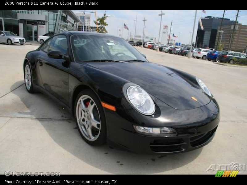 Black / Black 2008 Porsche 911 Carrera 4S Coupe