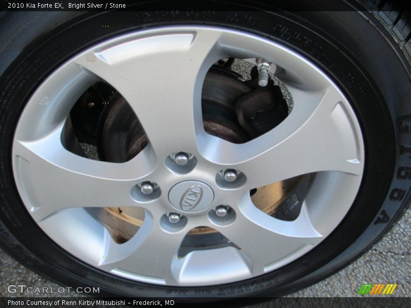 Bright Silver / Stone 2010 Kia Forte EX