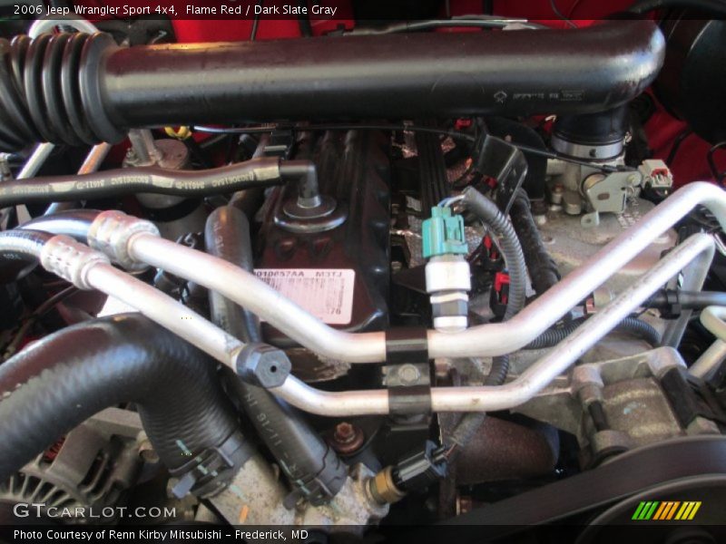 Flame Red / Dark Slate Gray 2006 Jeep Wrangler Sport 4x4