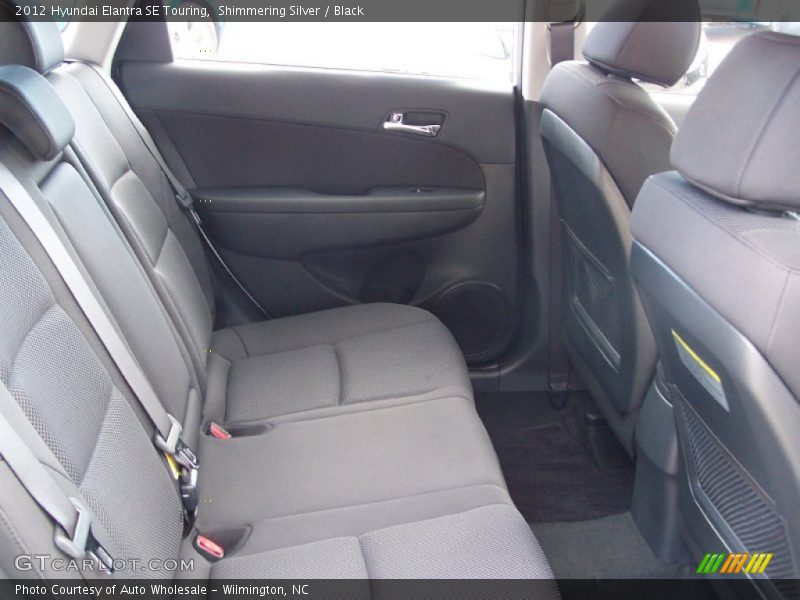 Shimmering Silver / Black 2012 Hyundai Elantra SE Touring