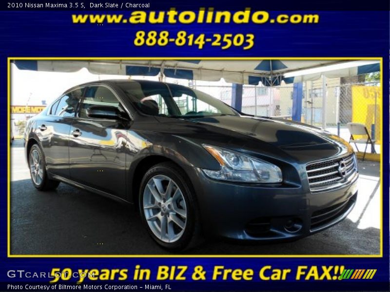 Dark Slate / Charcoal 2010 Nissan Maxima 3.5 S