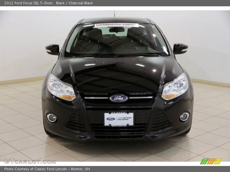 Black / Charcoal Black 2012 Ford Focus SEL 5-Door