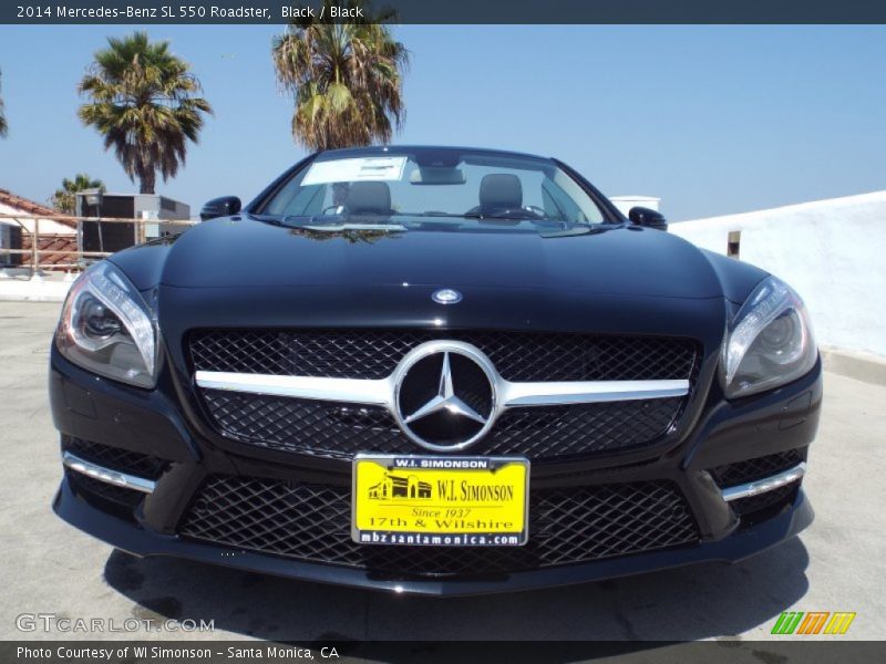 Black / Black 2014 Mercedes-Benz SL 550 Roadster