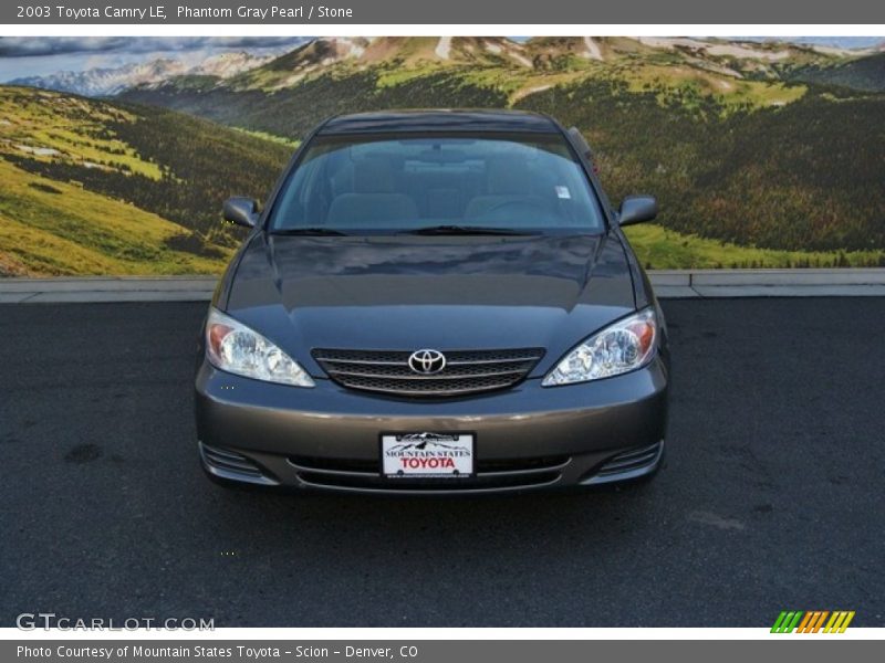 Phantom Gray Pearl / Stone 2003 Toyota Camry LE