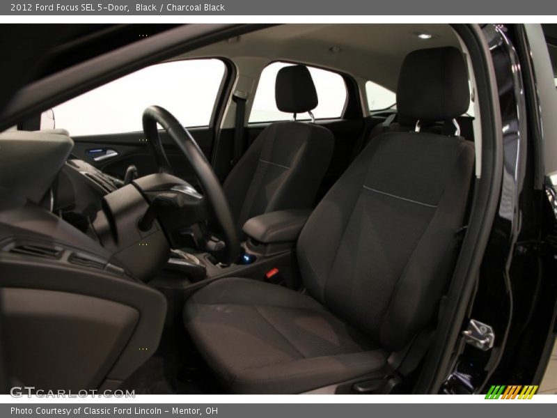 Black / Charcoal Black 2012 Ford Focus SEL 5-Door