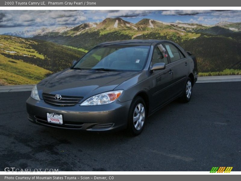 Phantom Gray Pearl / Stone 2003 Toyota Camry LE