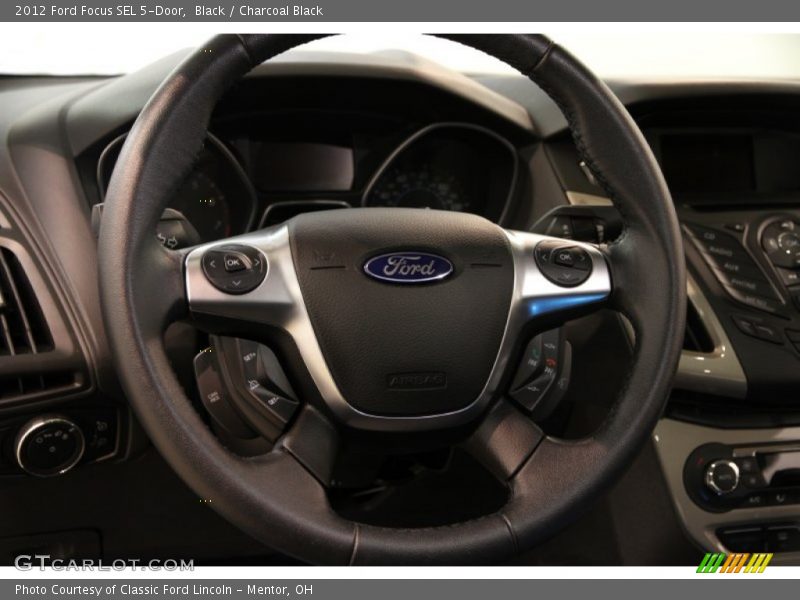 Black / Charcoal Black 2012 Ford Focus SEL 5-Door