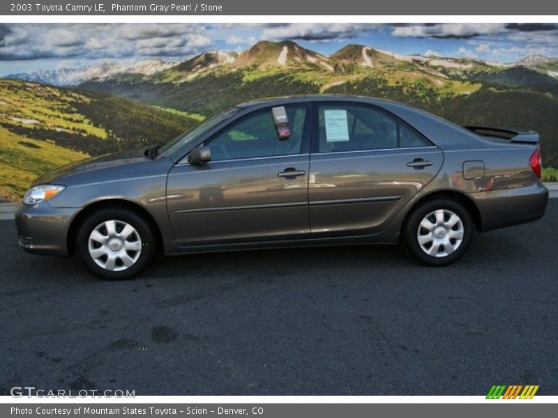 Phantom Gray Pearl / Stone 2003 Toyota Camry LE