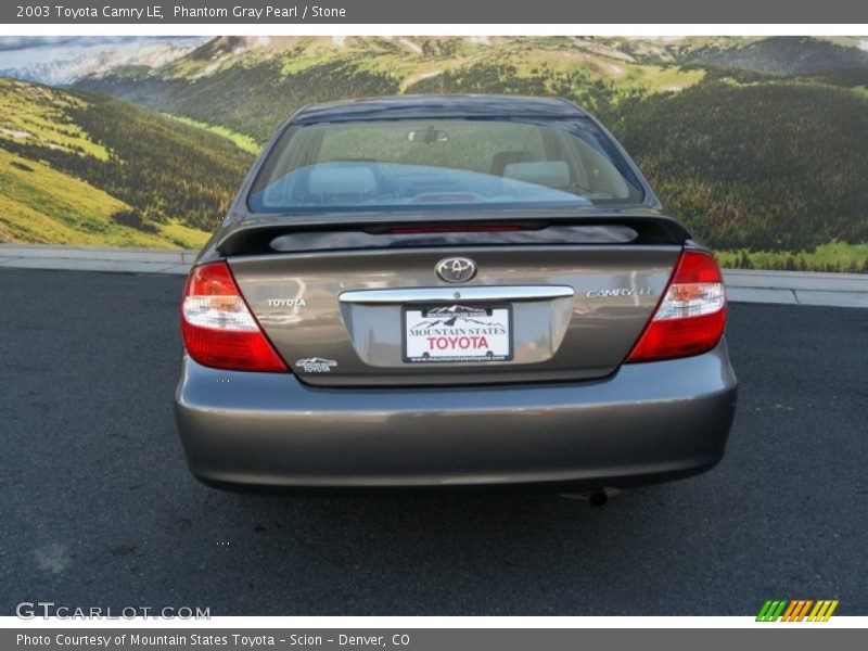 Phantom Gray Pearl / Stone 2003 Toyota Camry LE