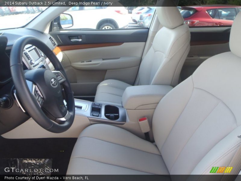 Deep Indigo Pearl / Ivory 2014 Subaru Outback 2.5i Limited