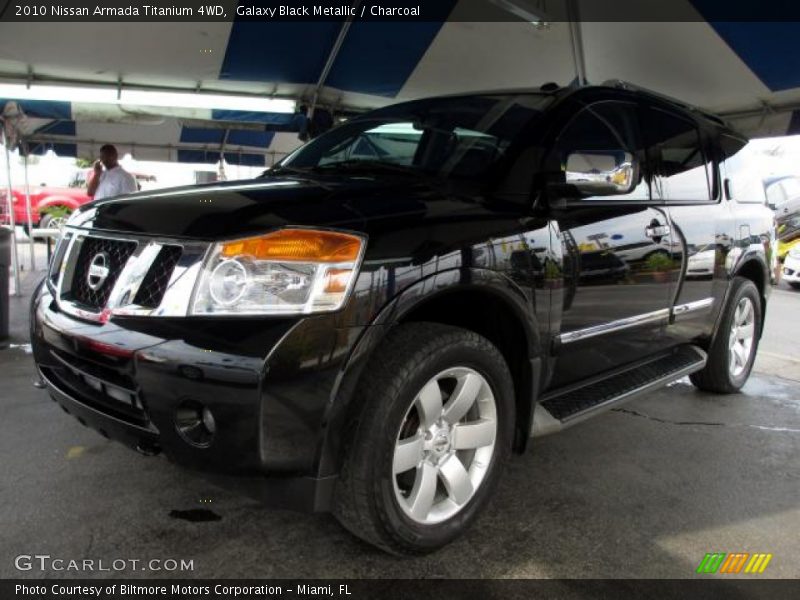 Galaxy Black Metallic / Charcoal 2010 Nissan Armada Titanium 4WD