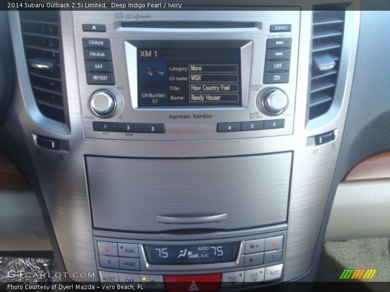 Deep Indigo Pearl / Ivory 2014 Subaru Outback 2.5i Limited